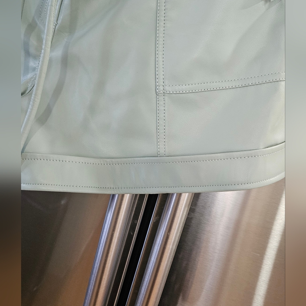 Johnathan Simkhai Faux Leather Shorts - Picture 3 of 7